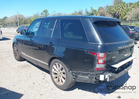 2016 Land Rover Range Rover 3.0L V6 Supercharged Hse z USA, uszkodzony, nr VIN SALGS2PF4GA291078